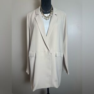 Zara Oversize Double Closure Blazer